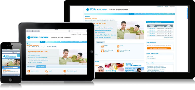 Member Site Responsive design
